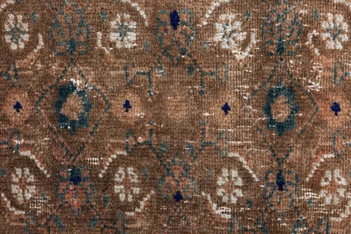 3' 7 x 4' 9 Hand Knotted Ultra Vintage Persian Wool Rug
