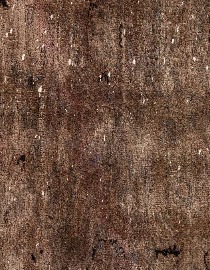 Detail image of 4' 5 x 7'  Hand Knotted Ultra Vintage Persian Wool Rug