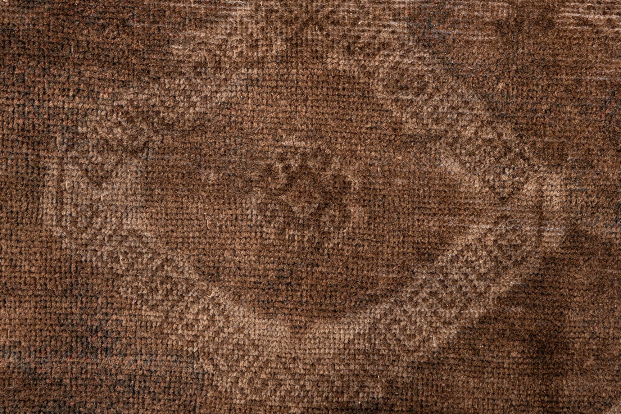 3' 8 x 5' 9 Hand Knotted Ultra Vintage Persian Wool Rug