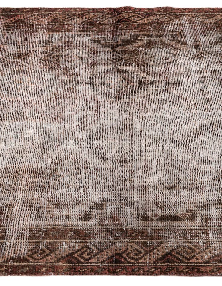 Detail image of 3' 7 x 6' 5  Hand Knotted Ultra Vintage Persian Wool Rug