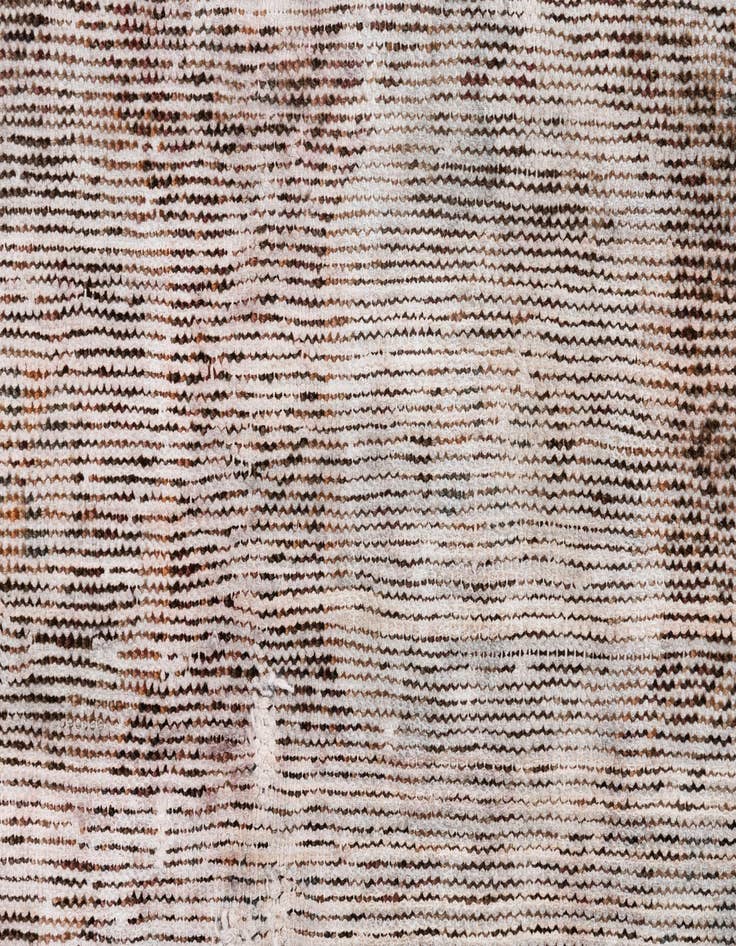 Detail image of 3' 7 x 6' 5  Hand Knotted Ultra Vintage Persian Wool Rug