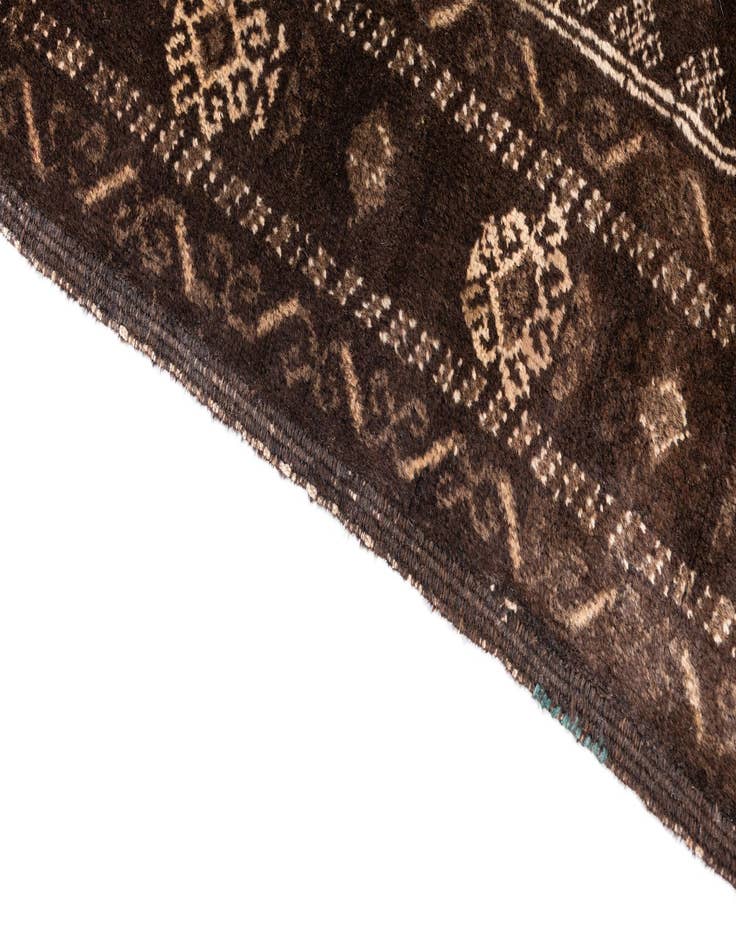 Detail image of 3' 9 x 6'  Hand Knotted Ultra Vintage Persian Wool Rug