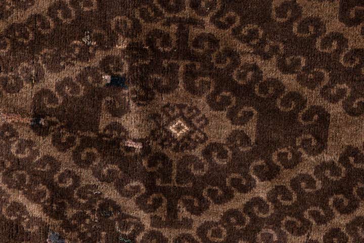 3' 9 x 6' Hand Knotted Ultra Vintage Persian Wool Rug