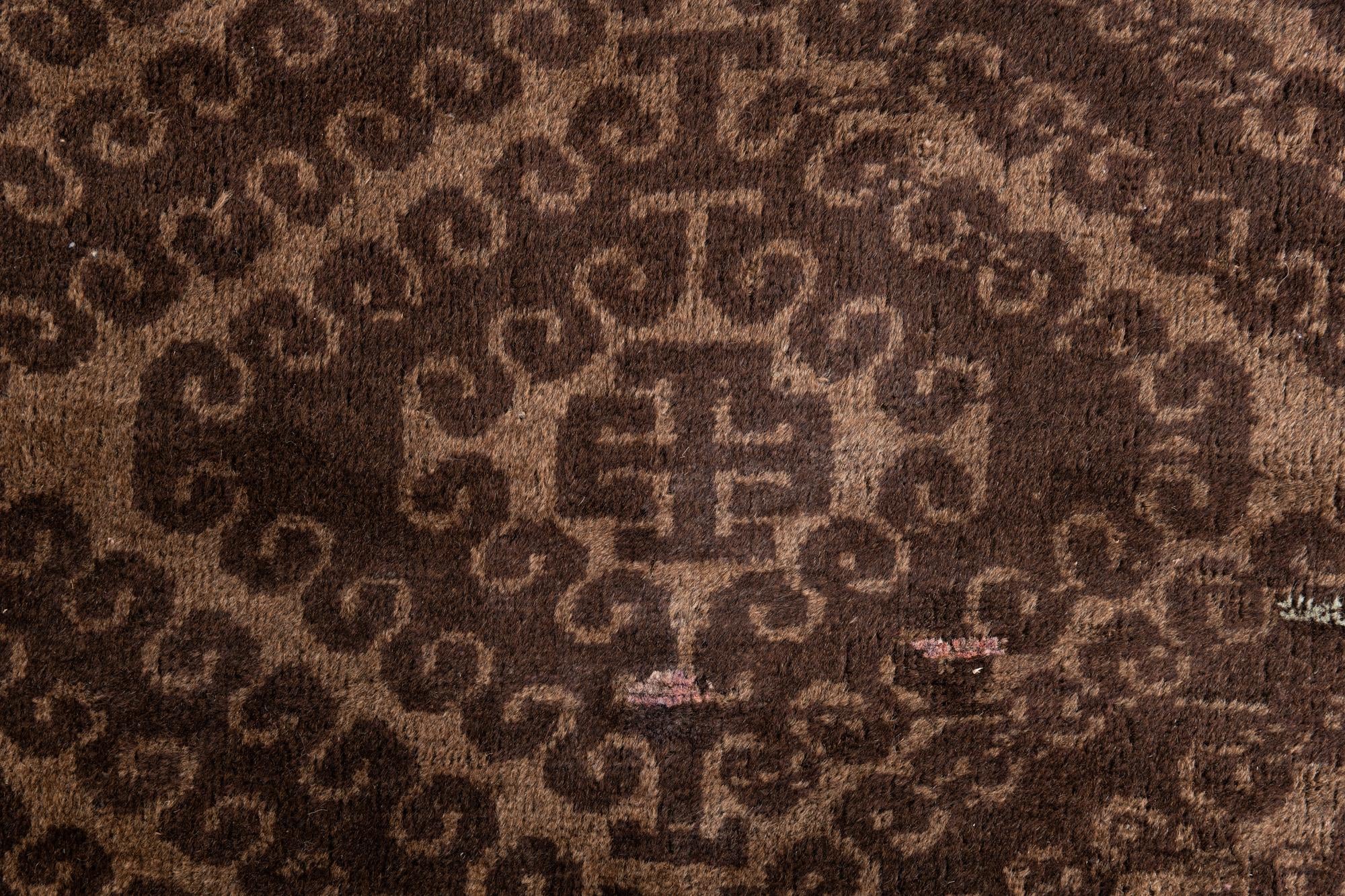 3' 9 x 6' Hand Knotted Ultra Vintage Persian Wool Rug