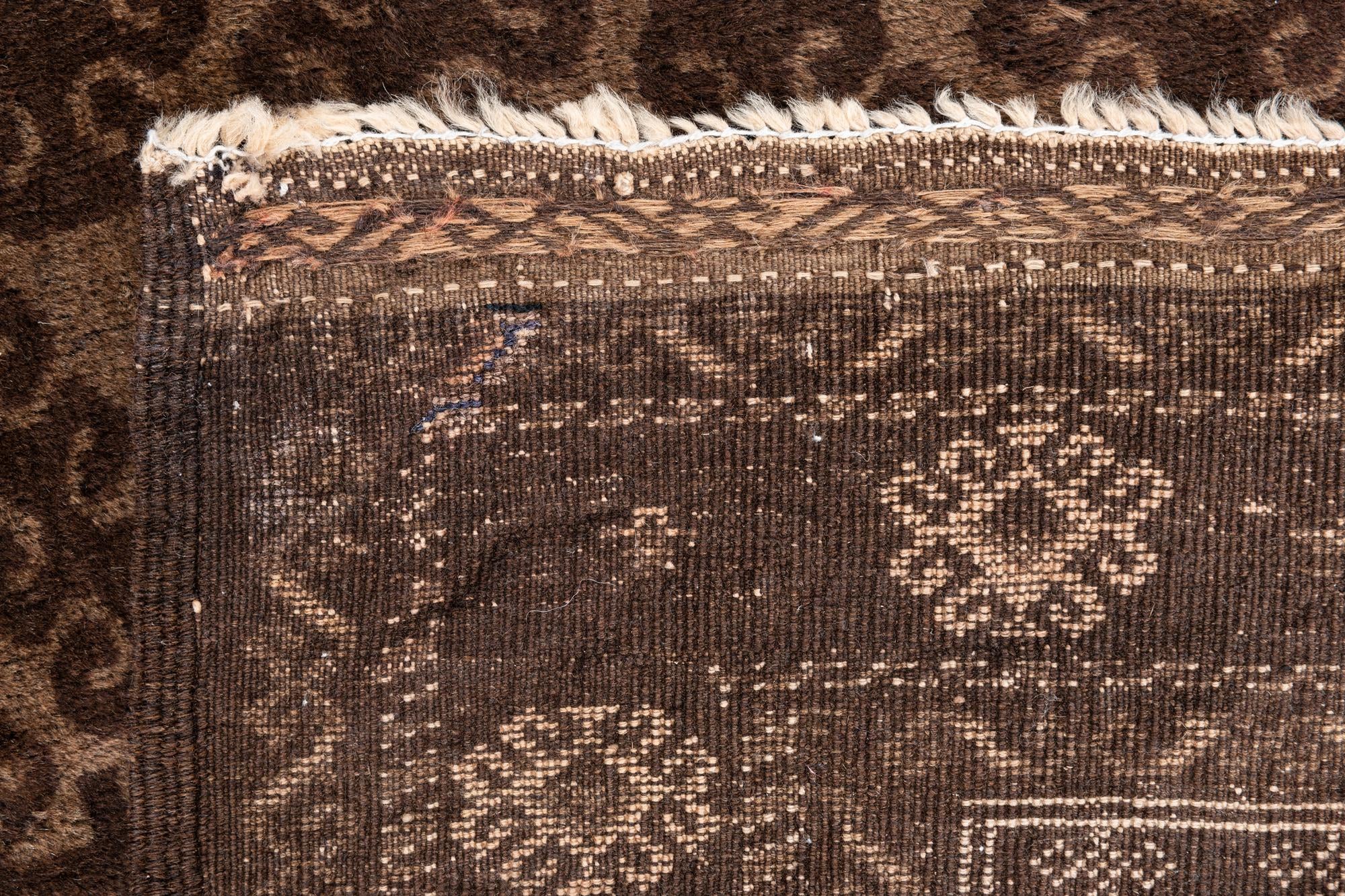 3' 9 x 6' Hand Knotted Ultra Vintage Persian Wool Rug