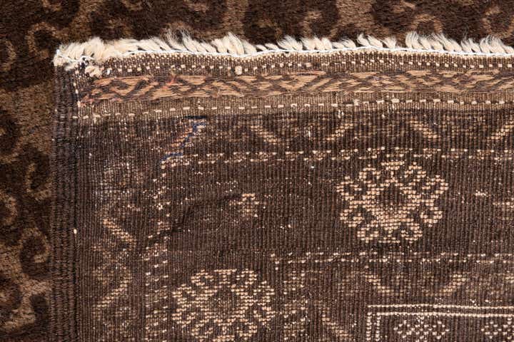 3' 9 x 6' Hand Knotted Ultra Vintage Persian Wool Rug