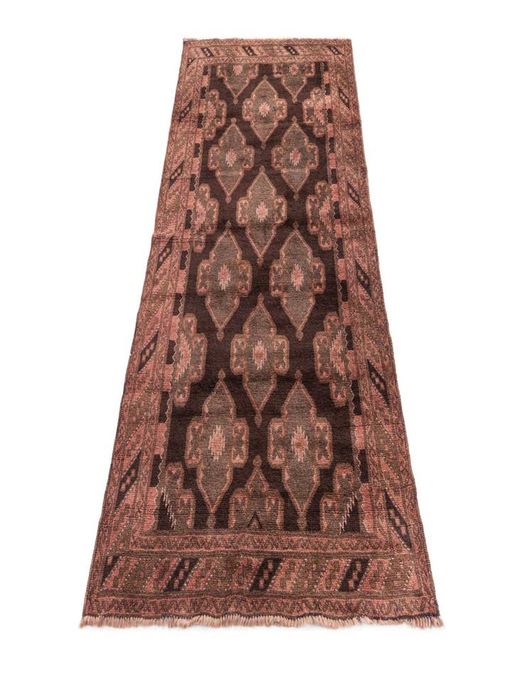 Detail image of 3' 6 x 6' 7  Hand Knotted Ultra Vintage Persian Wool Rug