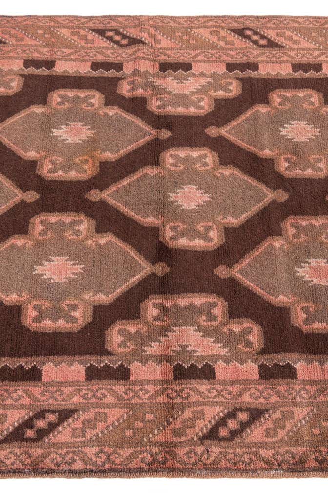 3' 6 x 6' 7 Hand Knotted Ultra Vintage Persian Wool Rug