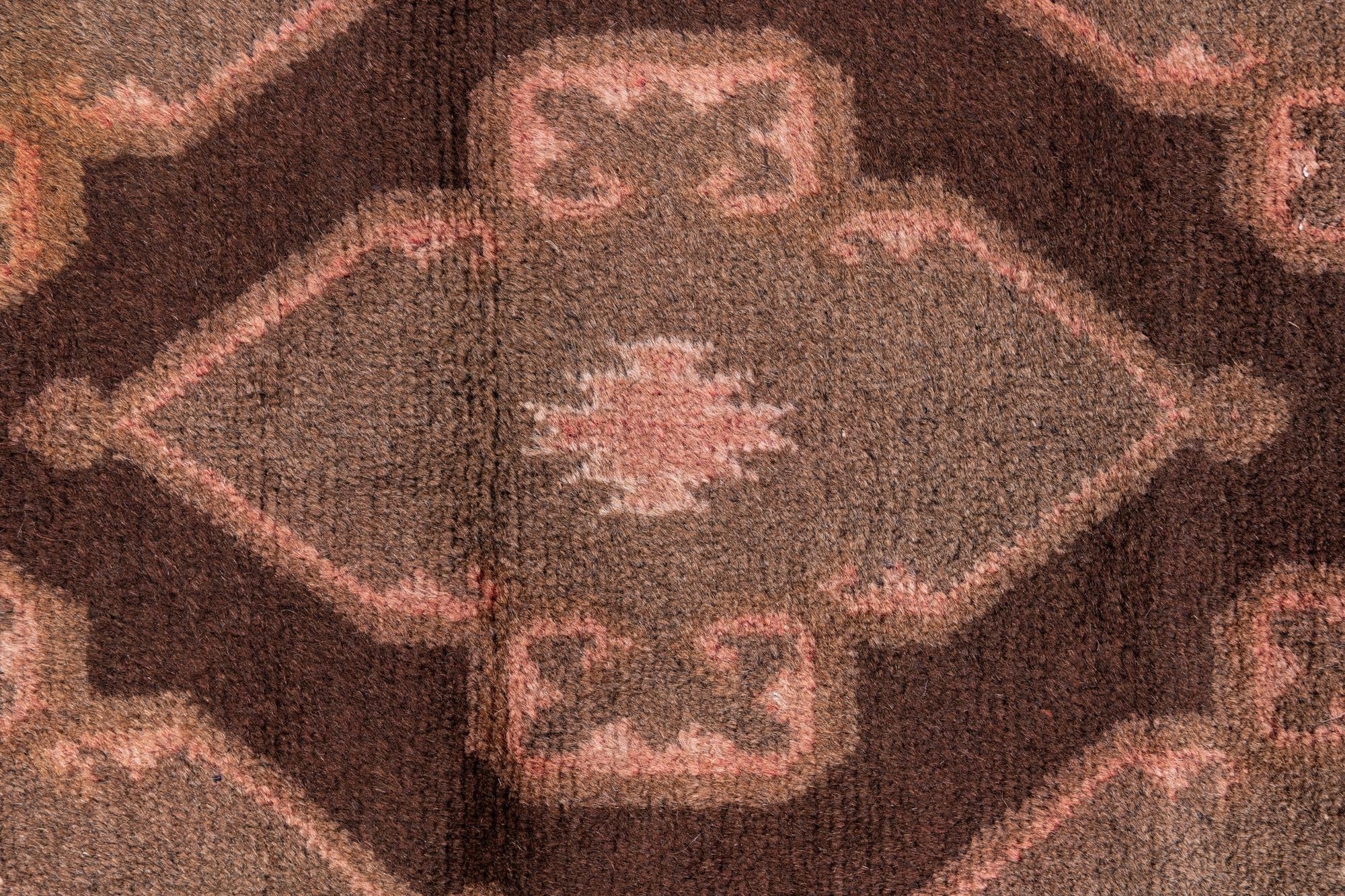 3' 6 x 6' 7 Hand Knotted Ultra Vintage Persian Wool Rug