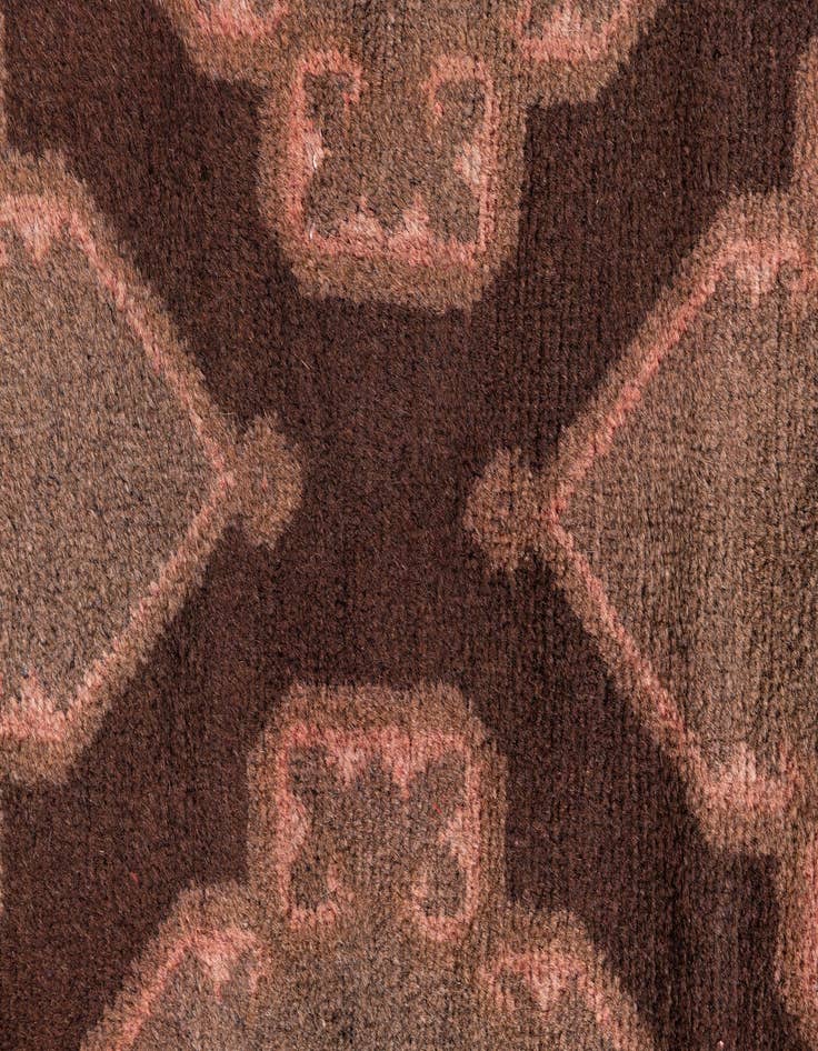 Detail image of 3' 6 x 6' 7  Hand Knotted Ultra Vintage Persian Wool Rug