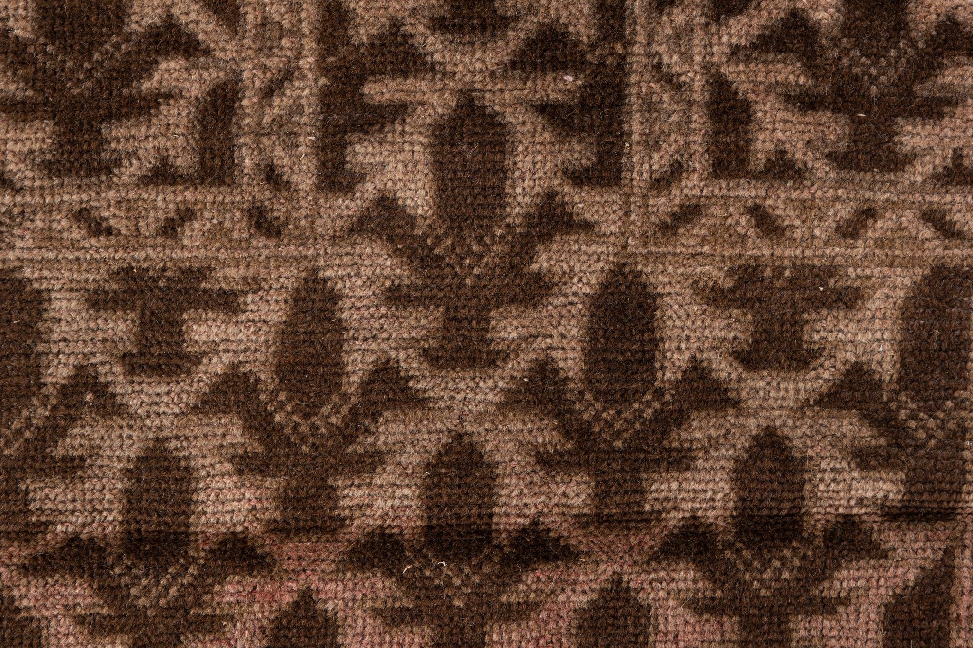 70cm x 130cm anudado a mano Ultra Vintage Alfombra Persa Lana