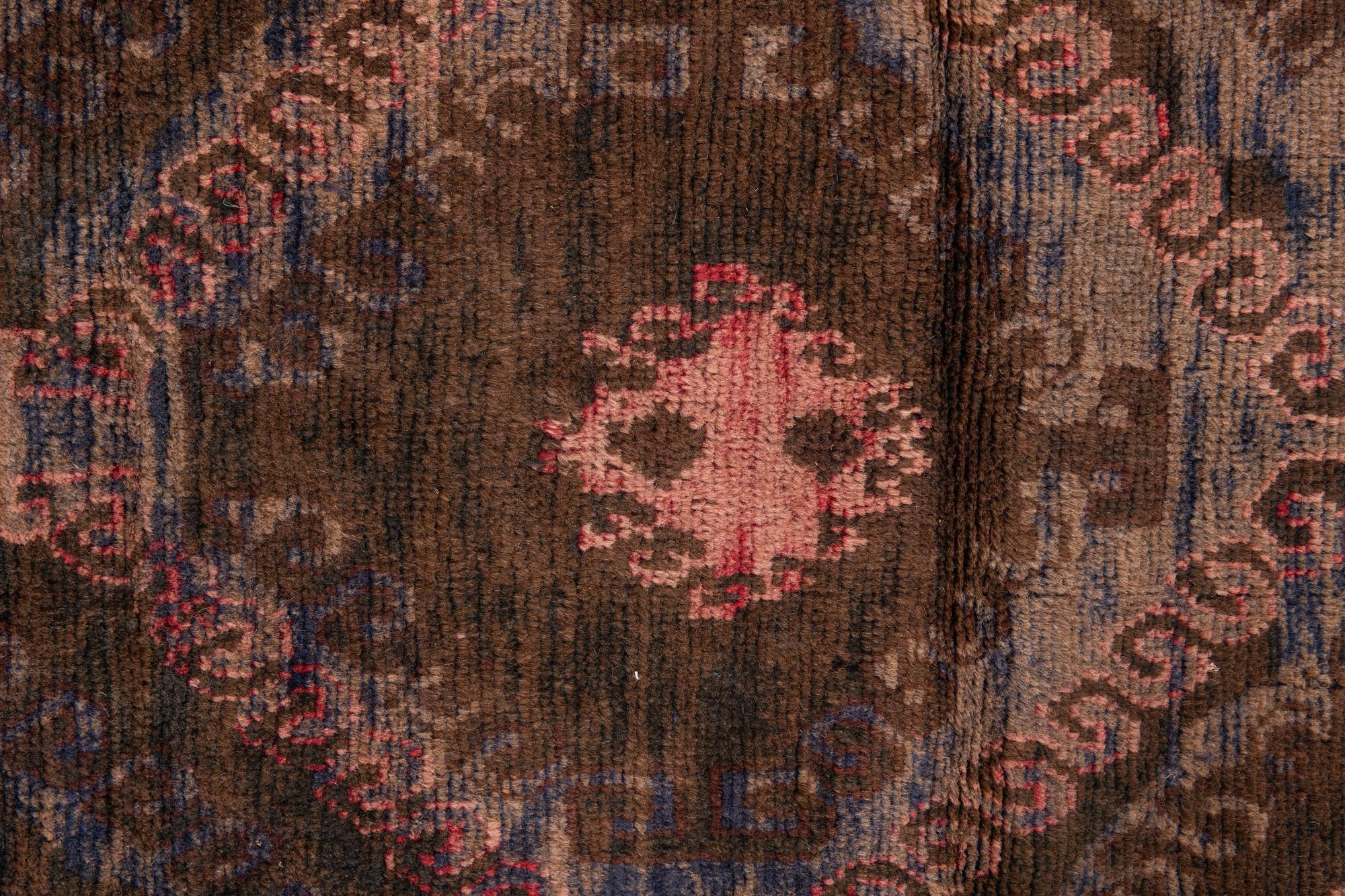 3' 7 x 6' 2 Hand Knotted Ultra Vintage Persian Wool Rug
