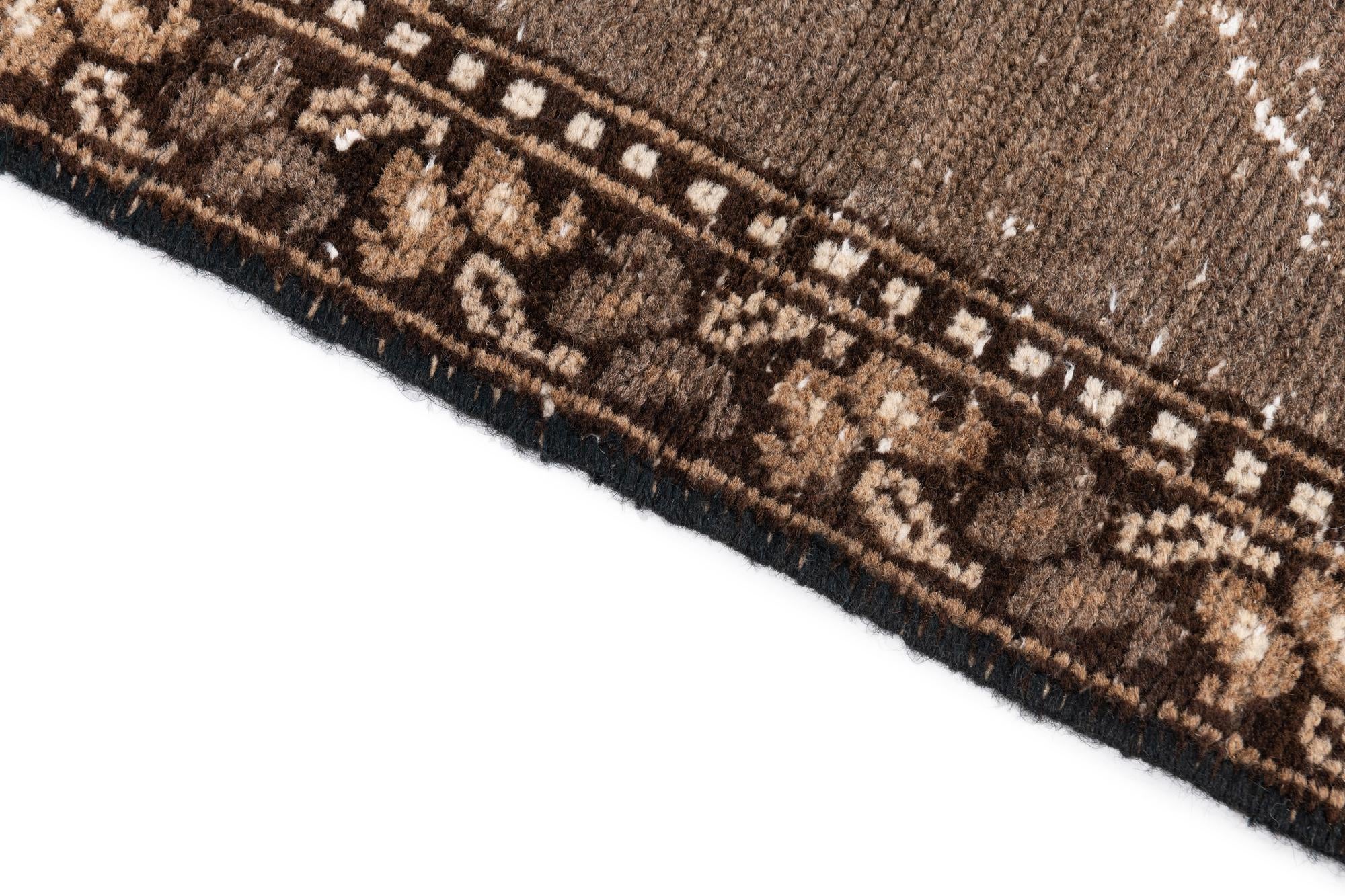 4' 10 x 7' 5 Hand Knotted Ultra Vintage Persian Wool Rug