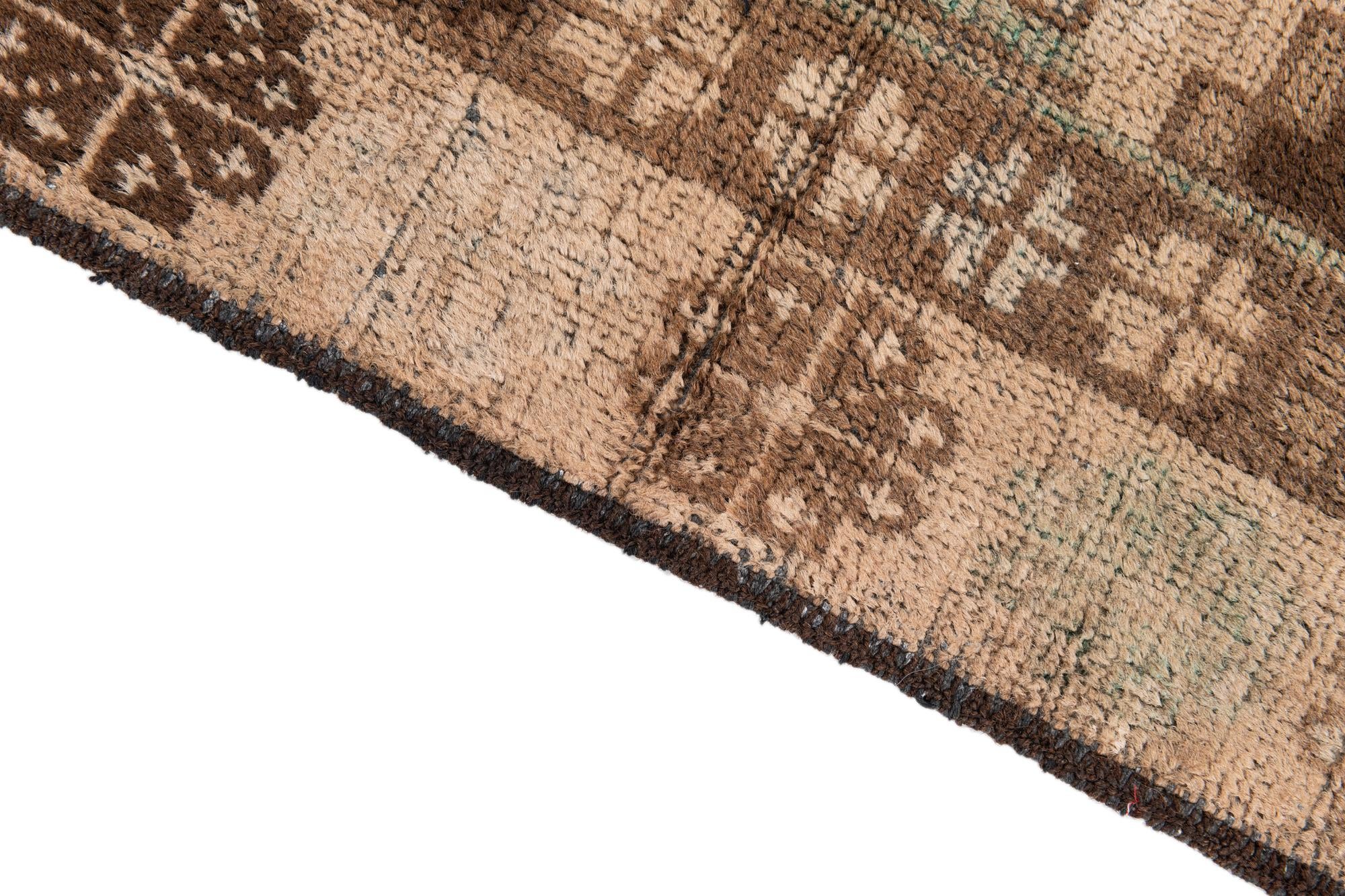 3' 5 x 5' 10 Hand Knotted Ultra Vintage Persian Wool Rug