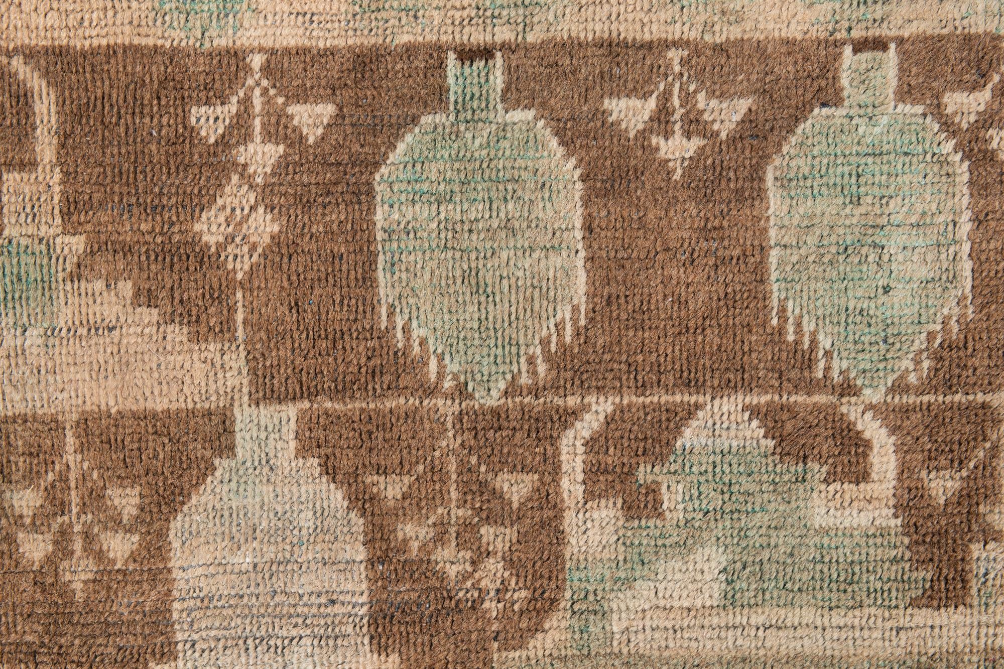 3' 5 x 5' 10 Hand Knotted Ultra Vintage Persian Wool Rug