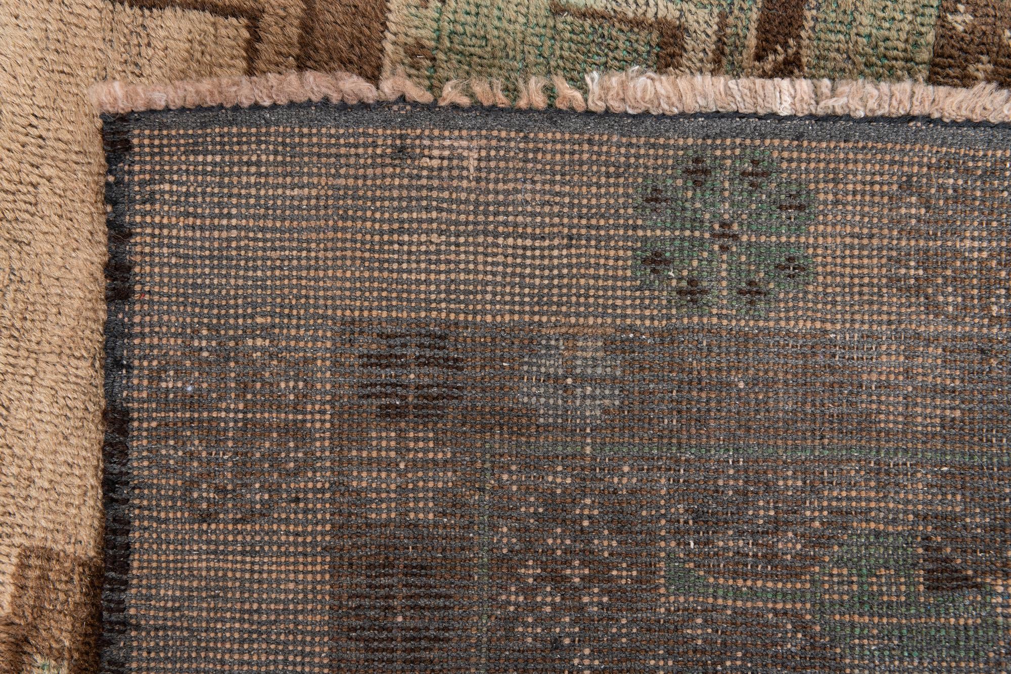 3' 5 x 5' 10 Hand Knotted Ultra Vintage Persian Wool Rug