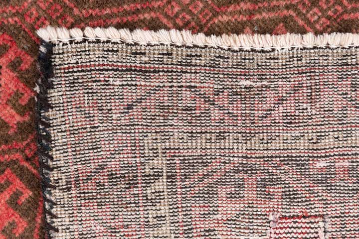 2' 4 x 4' 2 Hand Knotted Ultra Vintage Persian Wool Rug