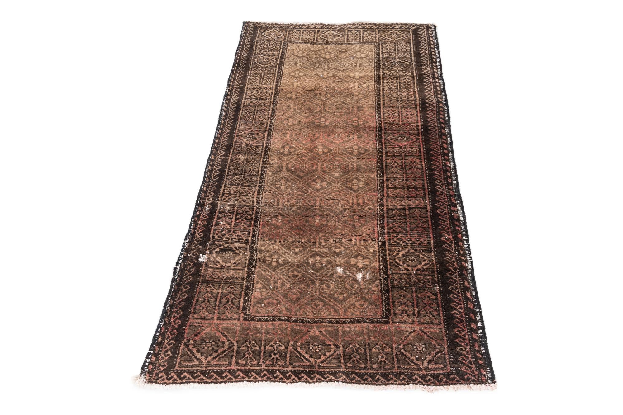 3' 2 x 5' 7 Hand Knotted Ultra Vintage Persian Wool Rug