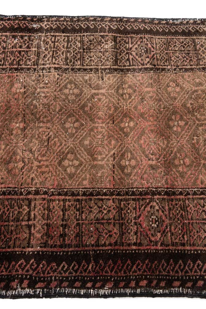 3' 2 x 5' 7 Hand Knotted Ultra Vintage Persian Wool Rug