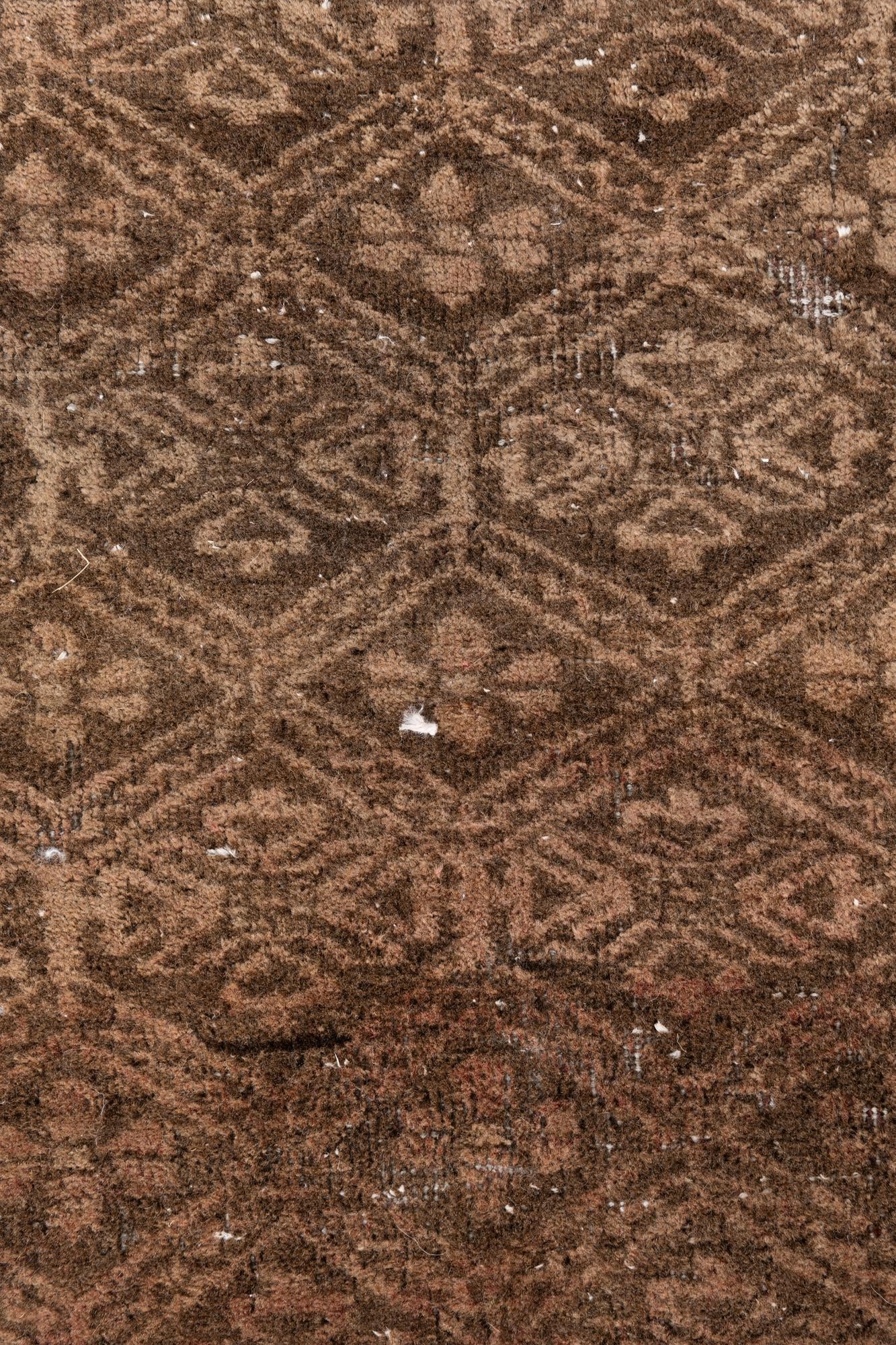 3' 2 x 5' 7 Hand Knotted Ultra Vintage Persian Wool Rug