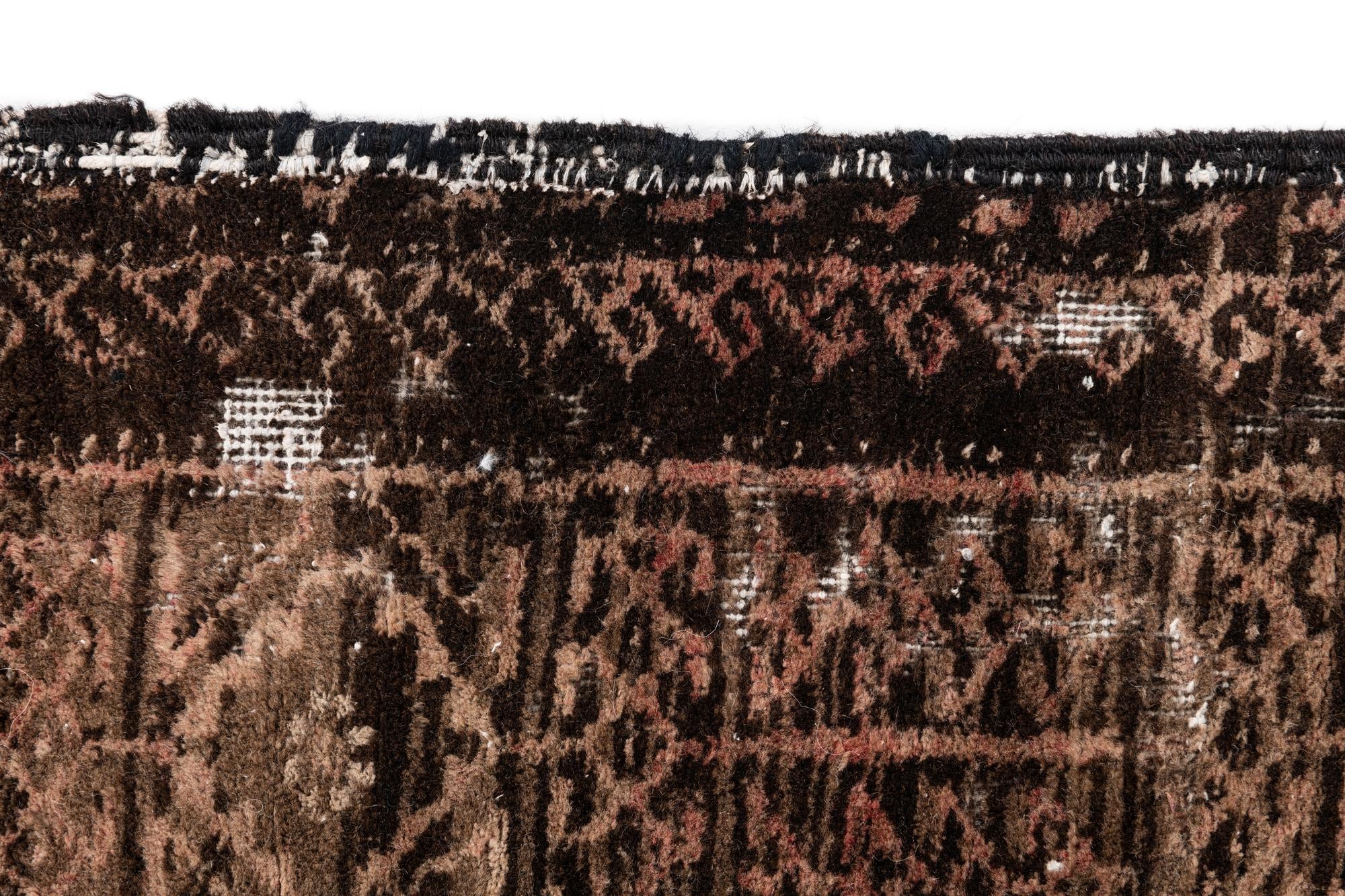 3' 2 x 5' 7 Hand Knotted Ultra Vintage Persian Wool Rug