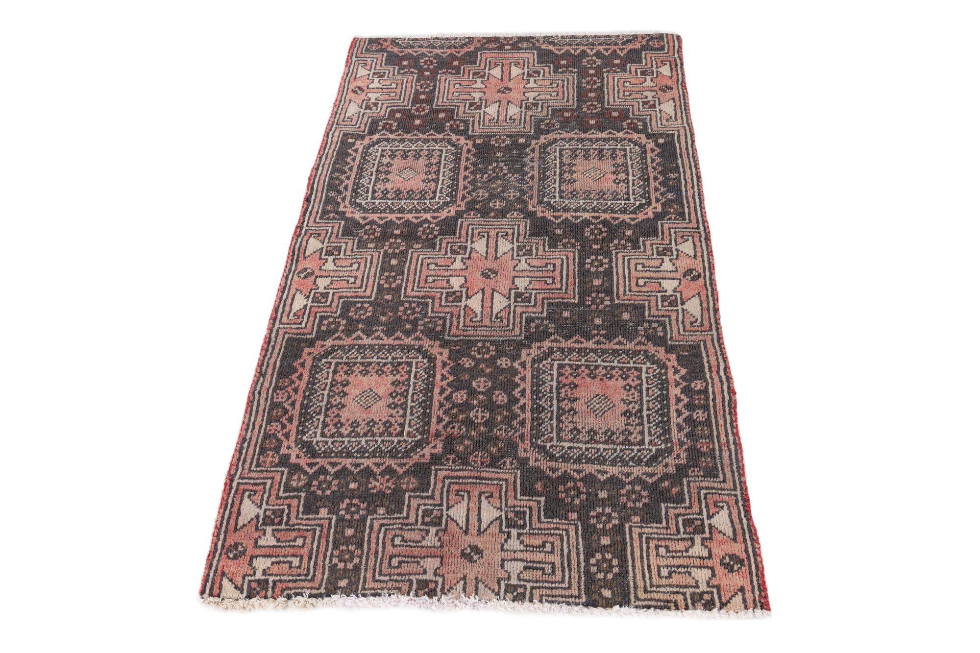 2' 8 x 4' 8 Hand Knotted Ultra Vintage Persian Wool Rug
