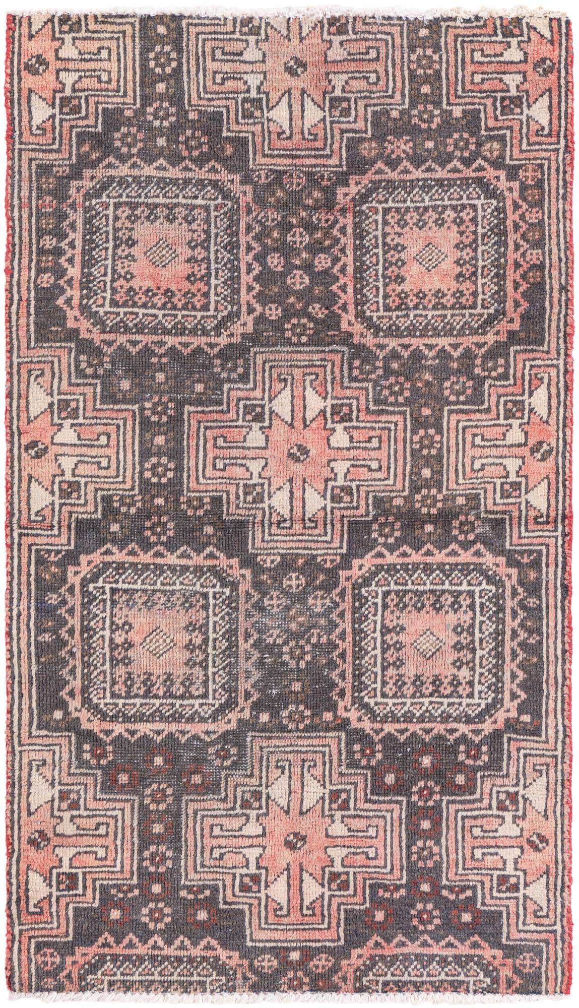 2' 8 x 4' 8 Hand Knotted Ultra Vintage Persian Wool Rug