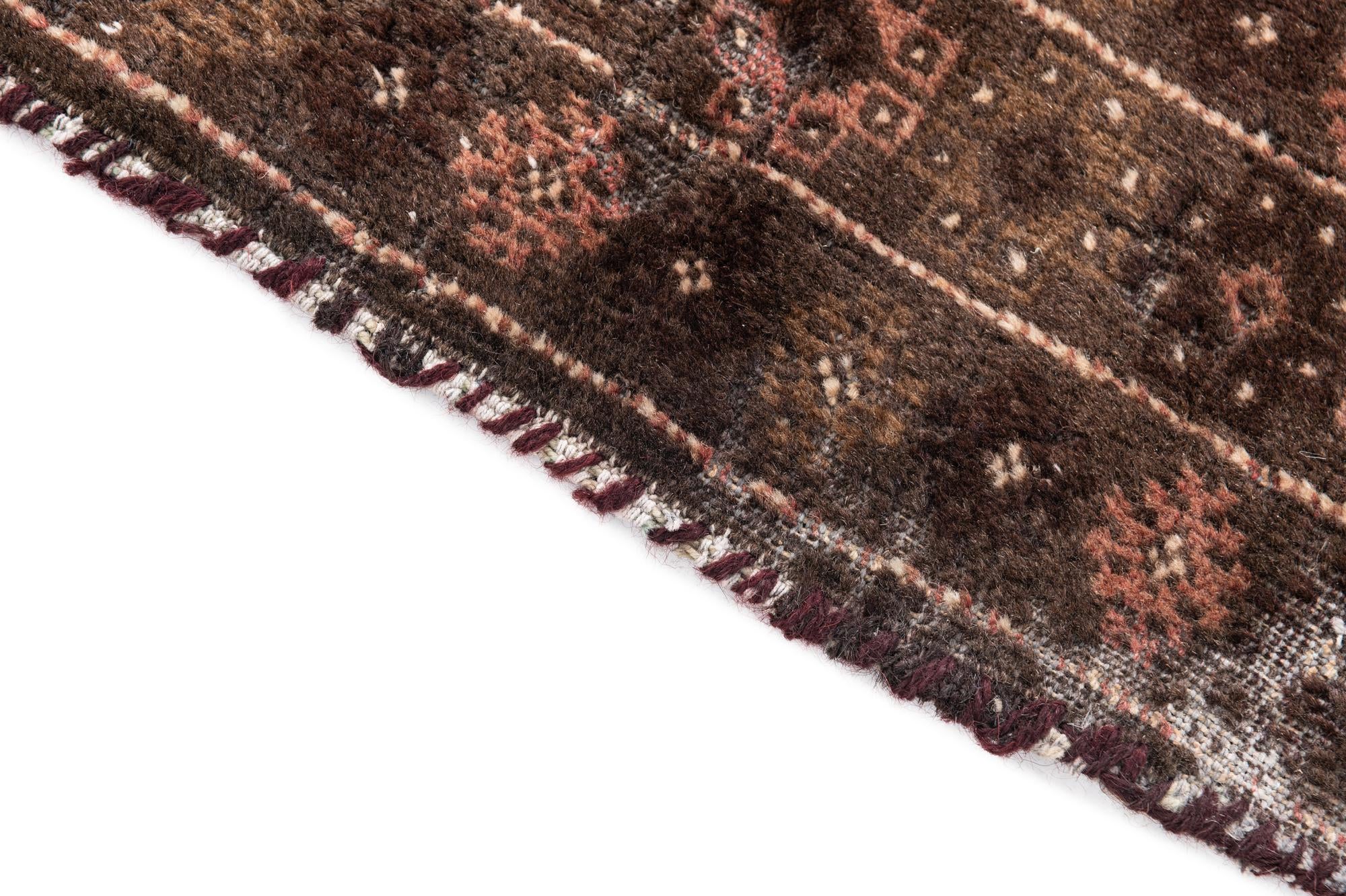 3' x 4' 5 Hand Knotted Ultra Vintage Persian Wool Rug