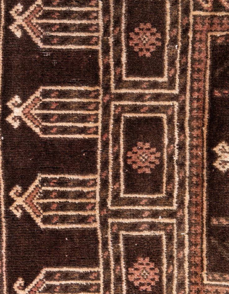 Detail image of 3' x 4' 5  Hand Knotted Ultra Vintage Persian Wool Rug