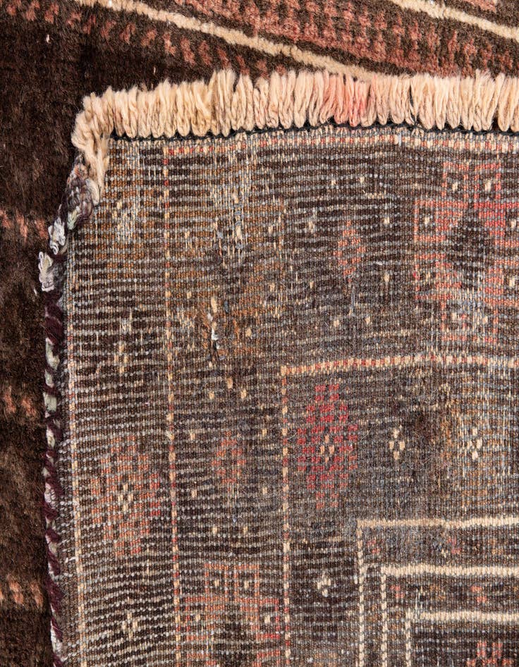 Detail image of 3' x 4' 5  Hand Knotted Ultra Vintage Persian Wool Rug