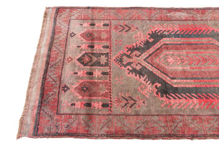 2' 10 x 4' 8 Hand Knotted Ultra Vintage Persian Wool Rug