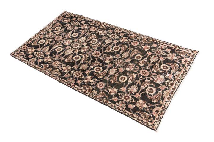 80cm x 145cm anudado a mano Ultra Vintage Alfombra Persa Lana