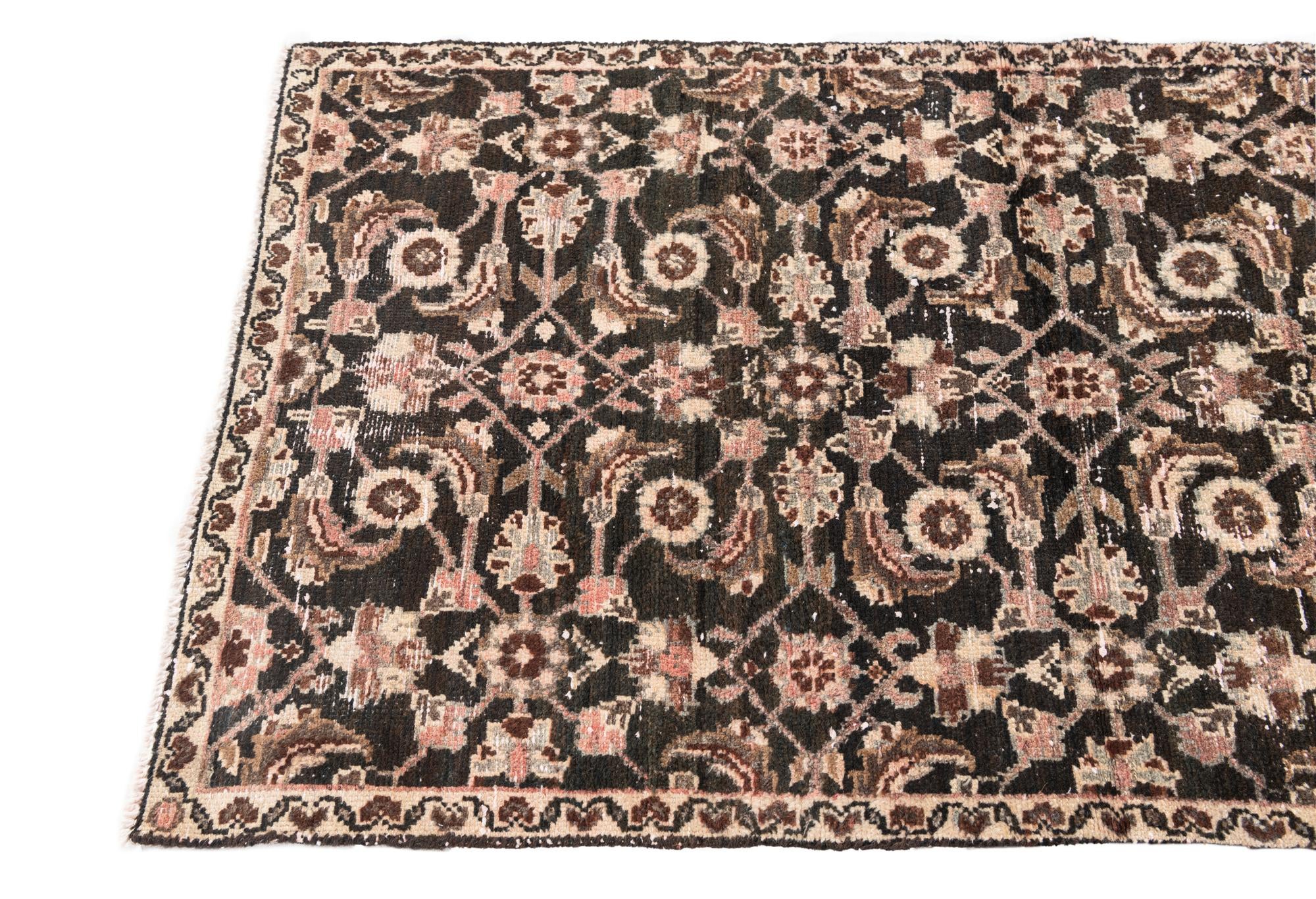 80cm x 145cm Hand Knotted Ultra Vintage Persian Wool Rug