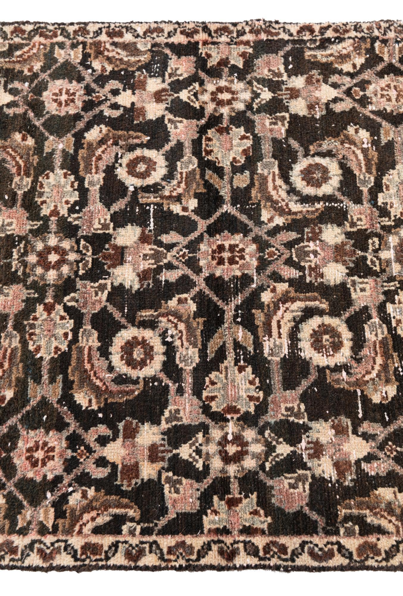 80cm x 145cm Hand Knotted Ultra Vintage Persian Wool Rug