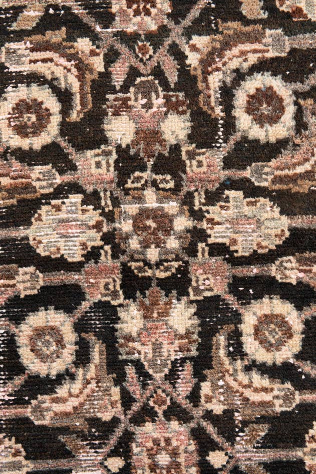 Detail image of 80cm x 145cm anudado a mano Ultra Vintage Alfombra Persa Lana