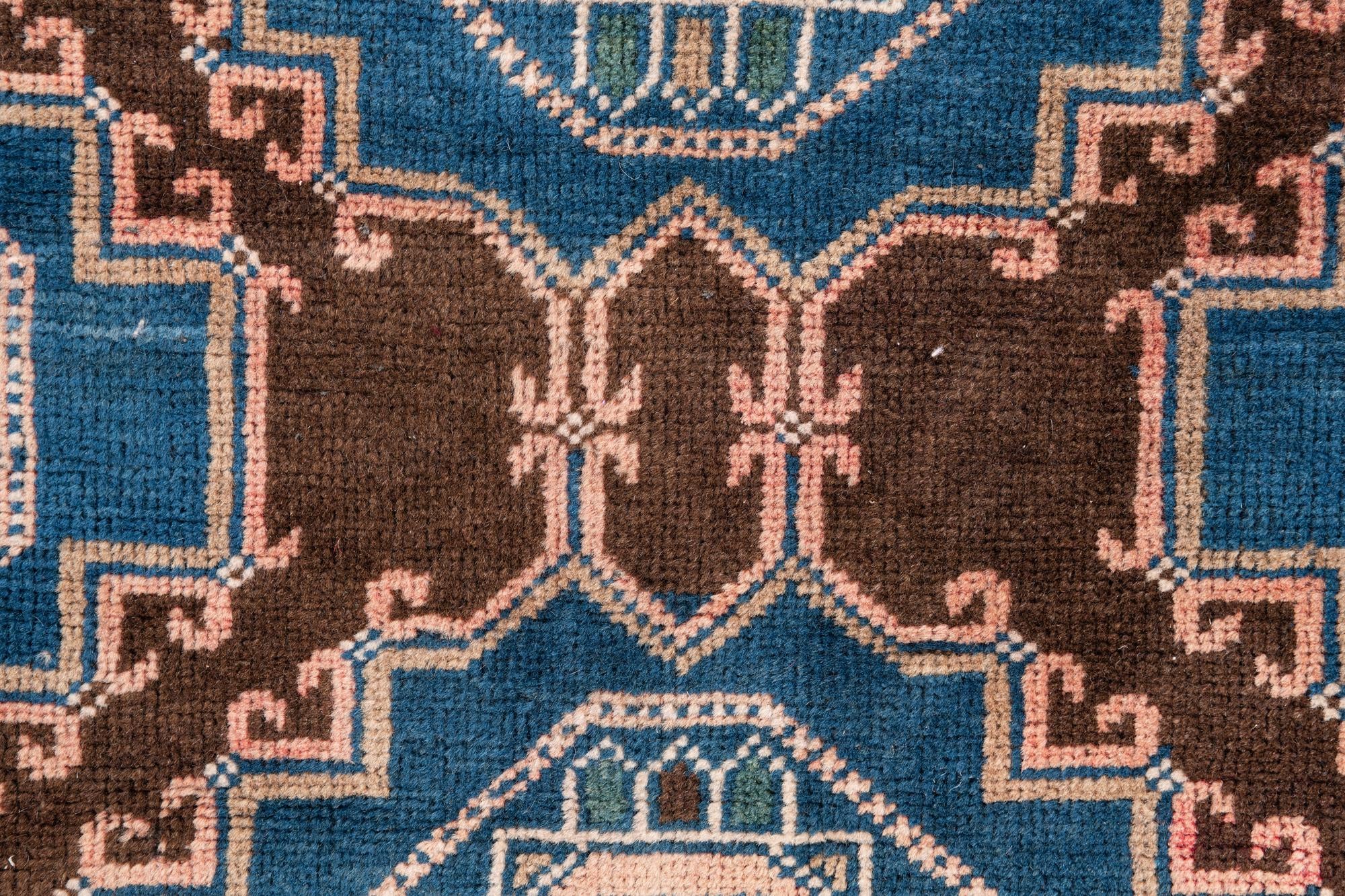 110cm x 205cm Hand Knotted Ultra Vintage Persian Wool Rug