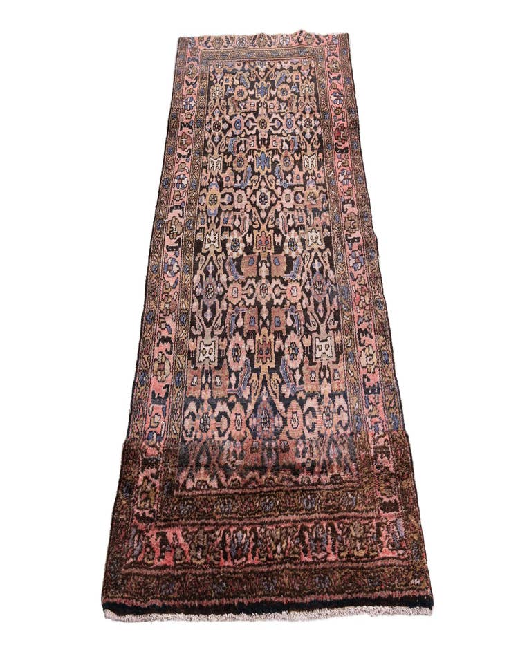 Detail image of 3' 5 x 6' 1  Hand Knotted Ultra Vintage Persian Wool Rug