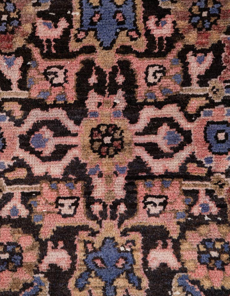 Detail image of 3' 5 x 6' 1  Hand Knotted Ultra Vintage Persian Wool Rug