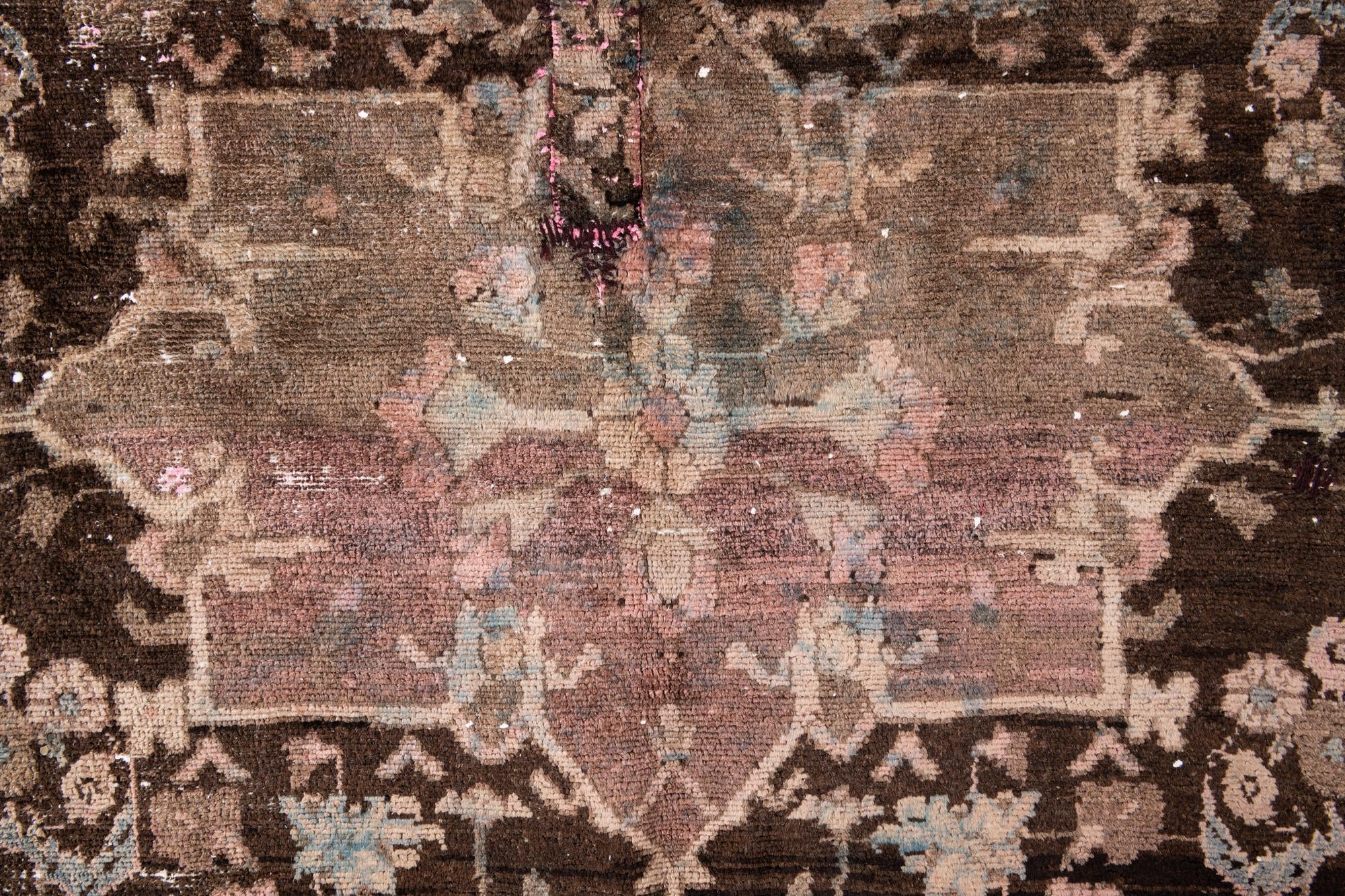 6' 8 x 9' 2 Hand Knotted Ultra Vintage Persian Wool Rug