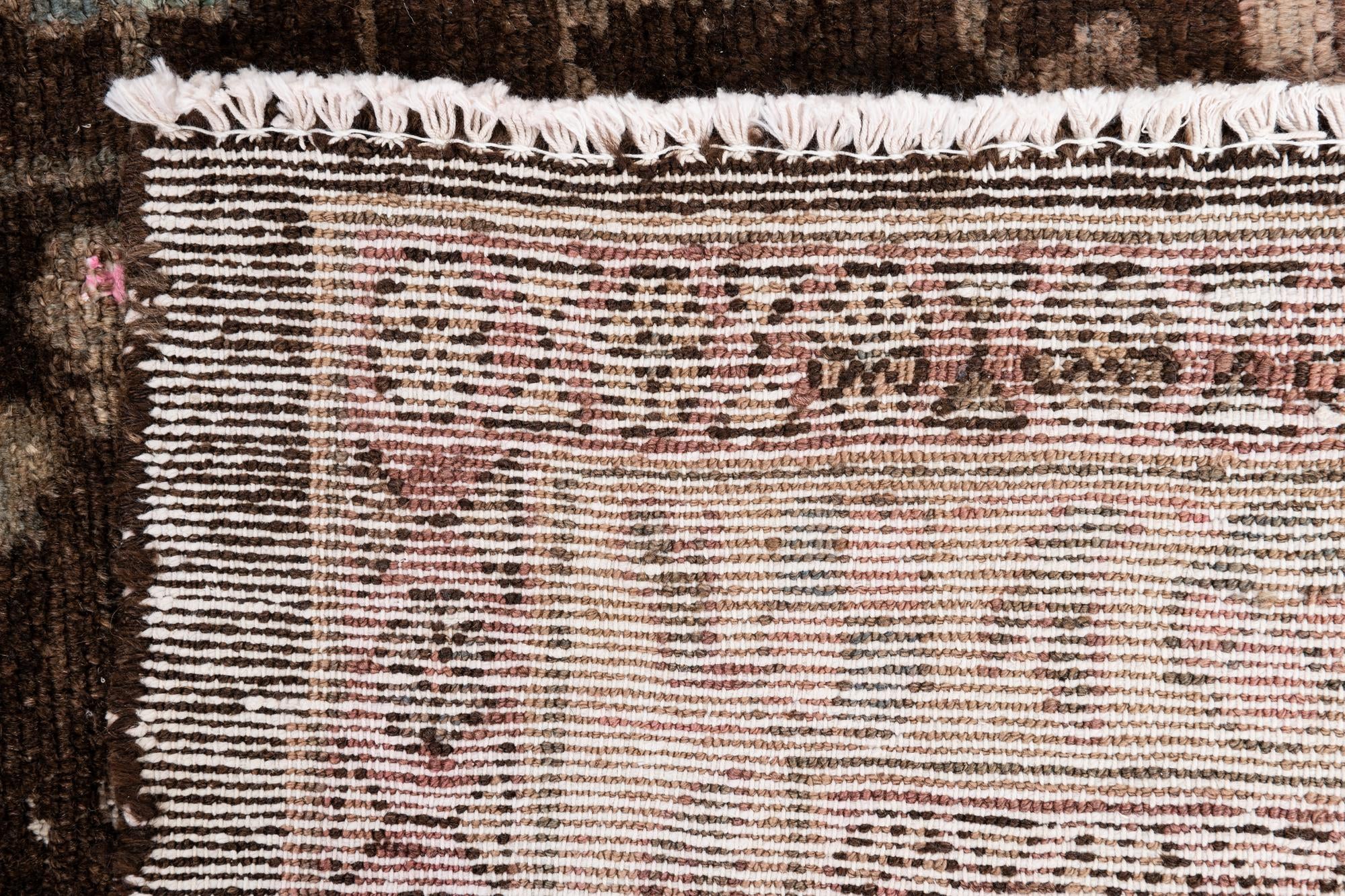 6' 8 x 9' 2 Hand Knotted Ultra Vintage Persian Wool Rug