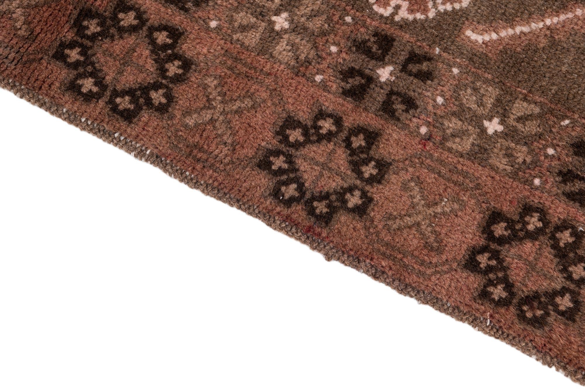 3' 6 x 6' 6 Hand Knotted Ultra Vintage Persian Wool Rug