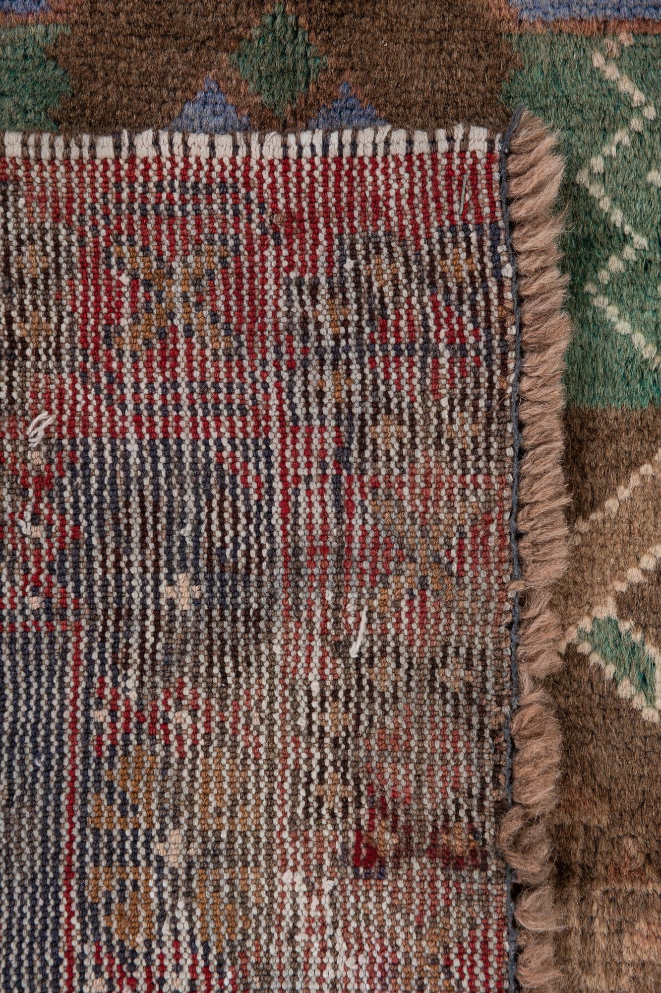 3' 6 x 6' 6 Hand Knotted Ultra Vintage Persian Wool Rug