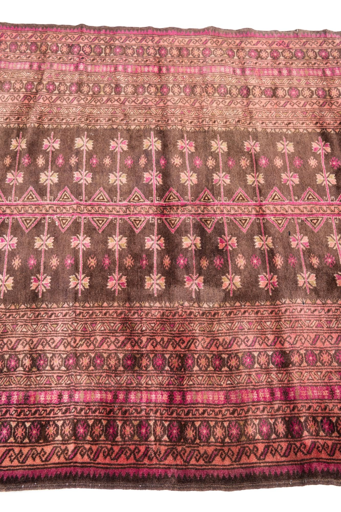 3' 3 x 4' 4 Hand Knotted Ultra Vintage Persian Wool Rug