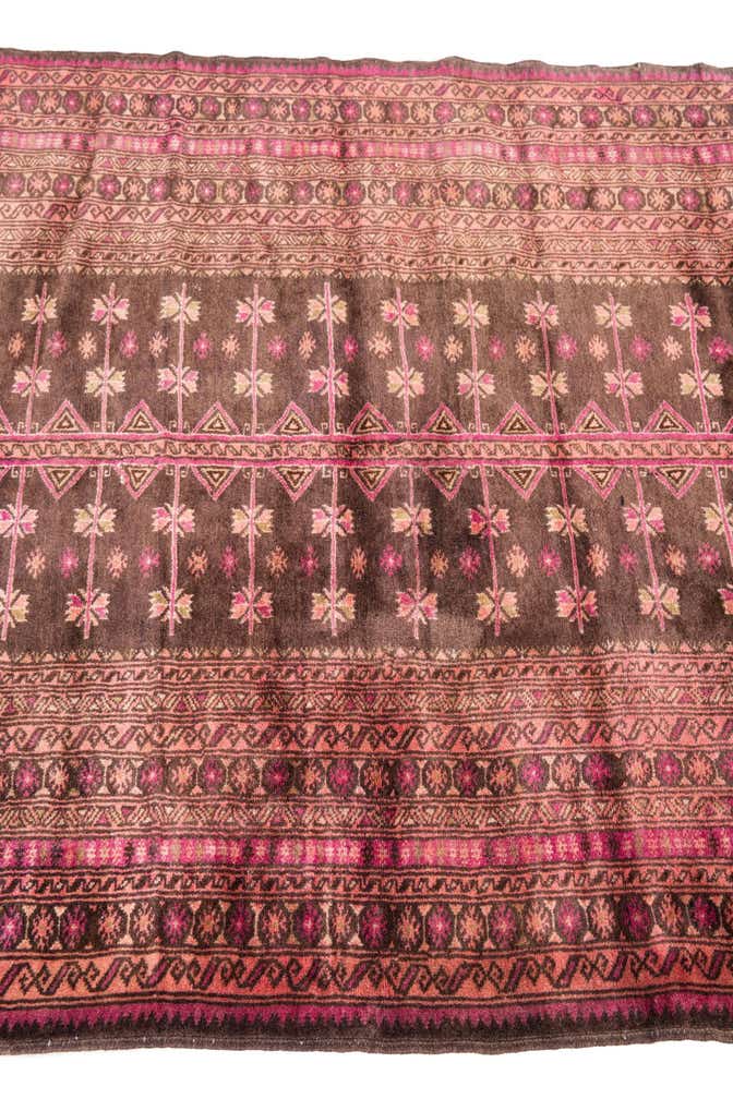 3' 3 x 4' 4 Hand Knotted Ultra Vintage Persian Wool Rug