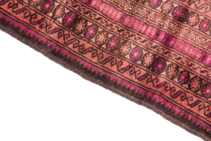 Detail image of 3' 3 x 4' 4 Hand Knotted Ultra Vintage Persian Wool Rug