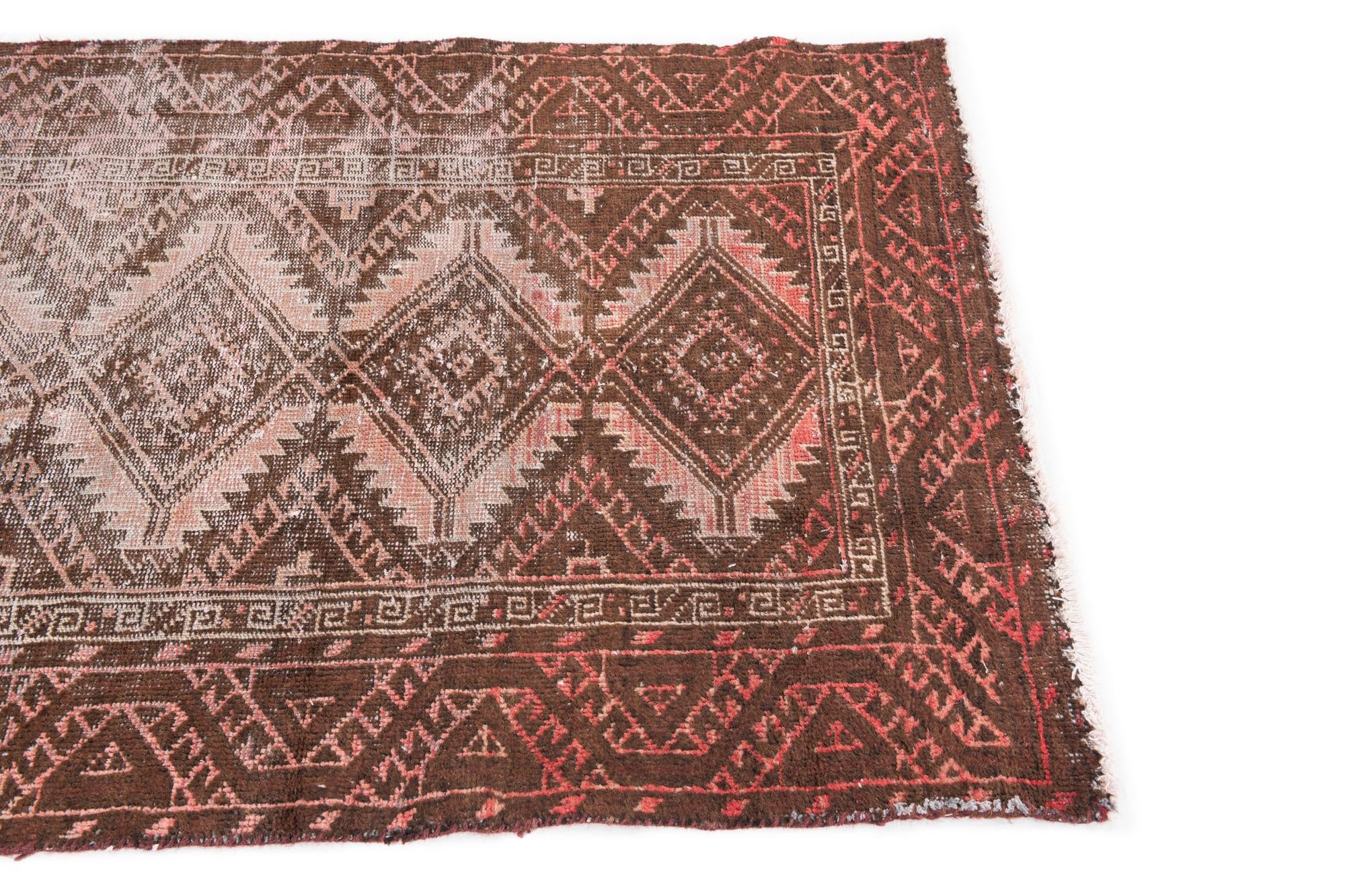 3' 3 x 4' 3 Hand Knotted Ultra Vintage Persian Wool Rug
