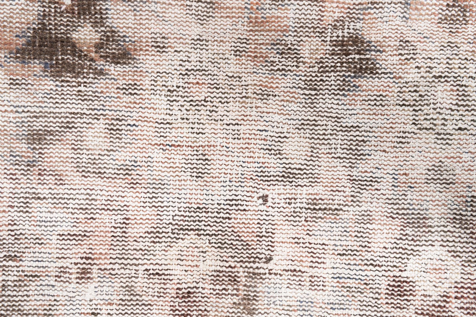 4' x 7' 7 Hand Knotted Ultra Vintage Persian Wool Rug