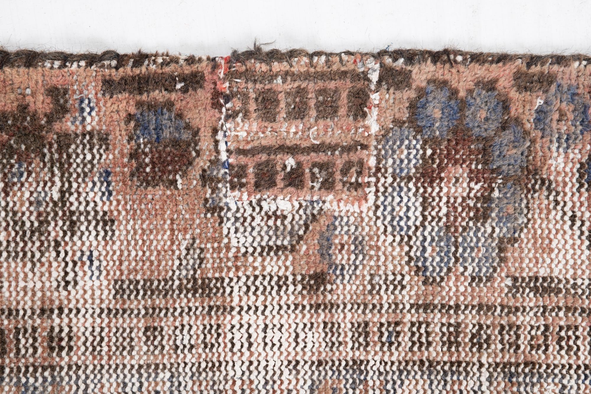 4' x 7' 7 Hand Knotted Ultra Vintage Persian Wool Rug