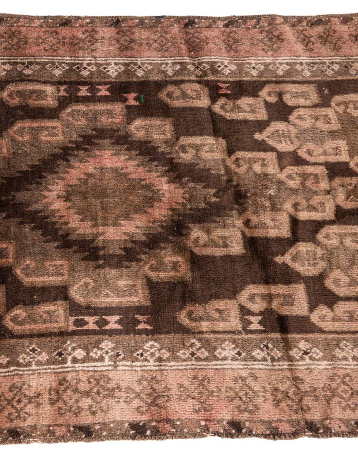 Detail image of 3' 3 x 5' 5  Hand Knotted Ultra Vintage Persian Wool Rug