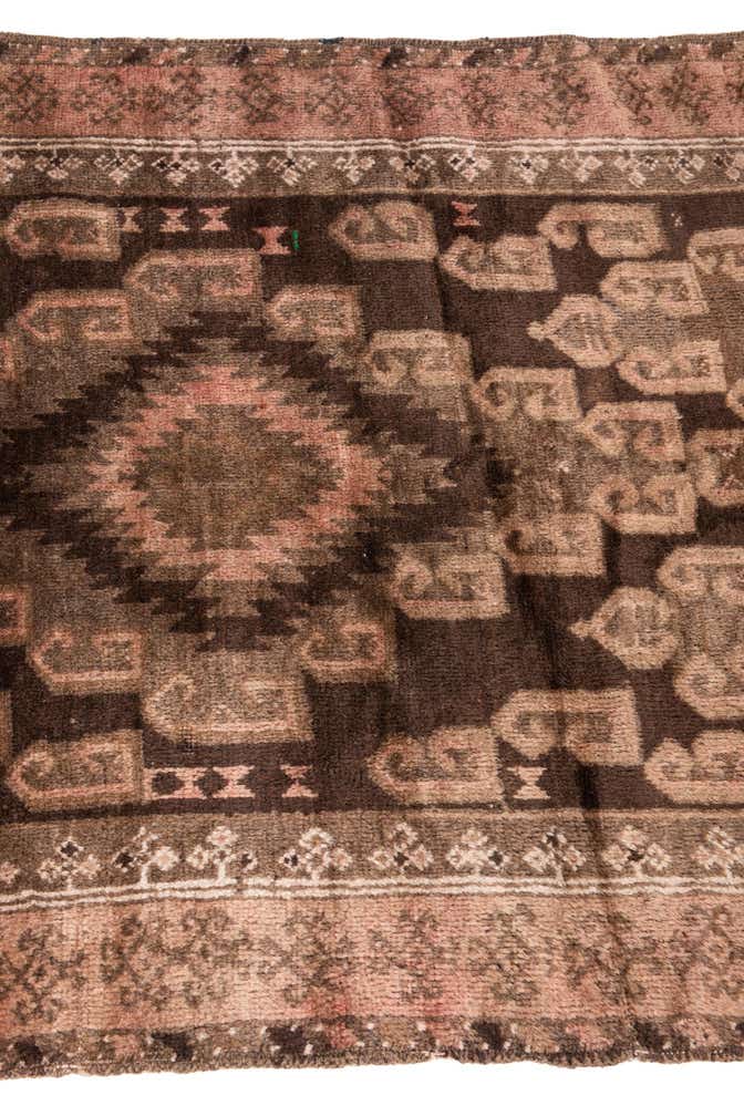 3' 3 x 5' 5 Hand Knotted Ultra Vintage Persian Wool Rug